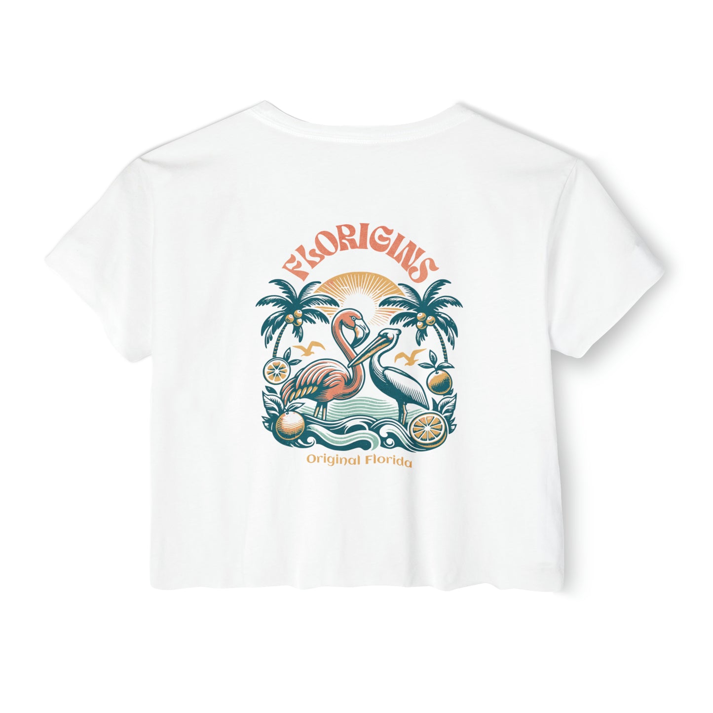 Flamingo & Amigo Lightweight Women's Crop Top