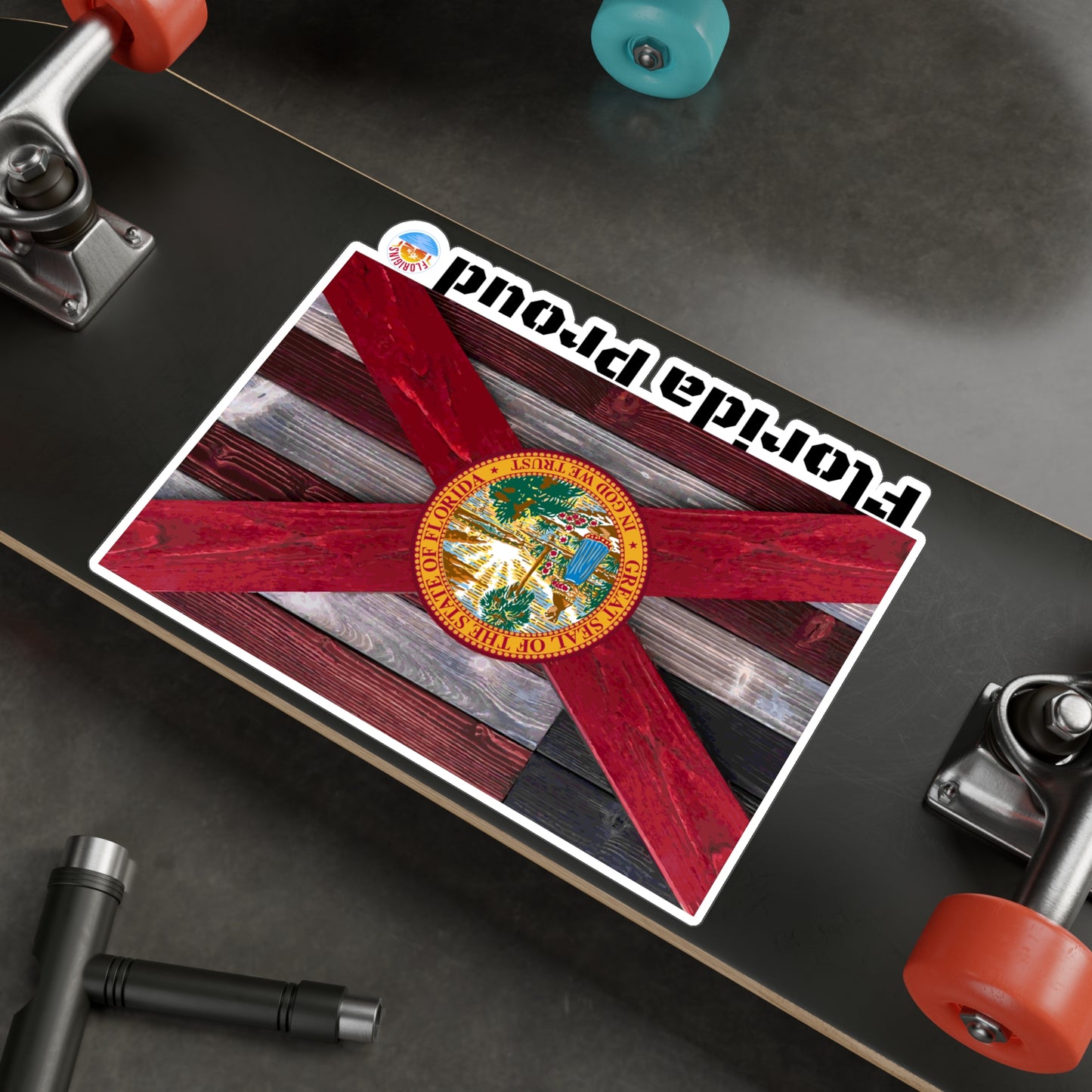 Florida Proud Vinyl Decals for Window/Laptop/Cooler/Tumbler