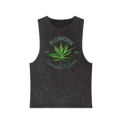 Cannabis Culture Stonewash Muscle Tank