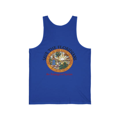 Save the Floridians Tank (Back Design)