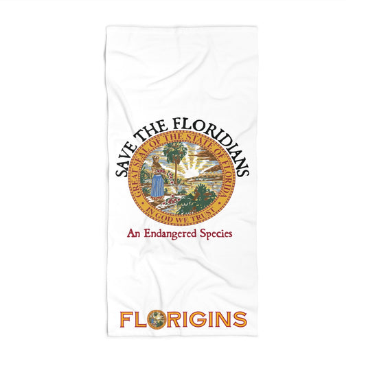 Save the Floridians Heavyweight Luxury Beach Towel