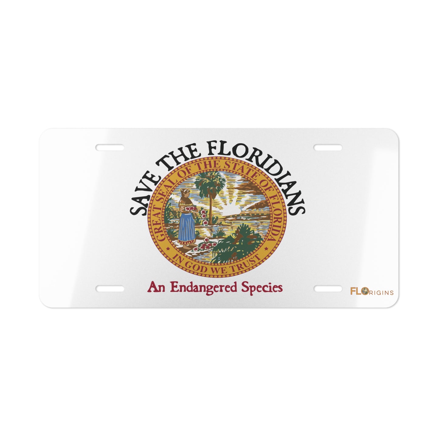 Save the Floridians License Plate