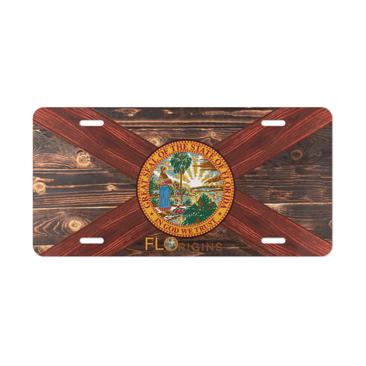 Wildfire Florida Flag License Plate