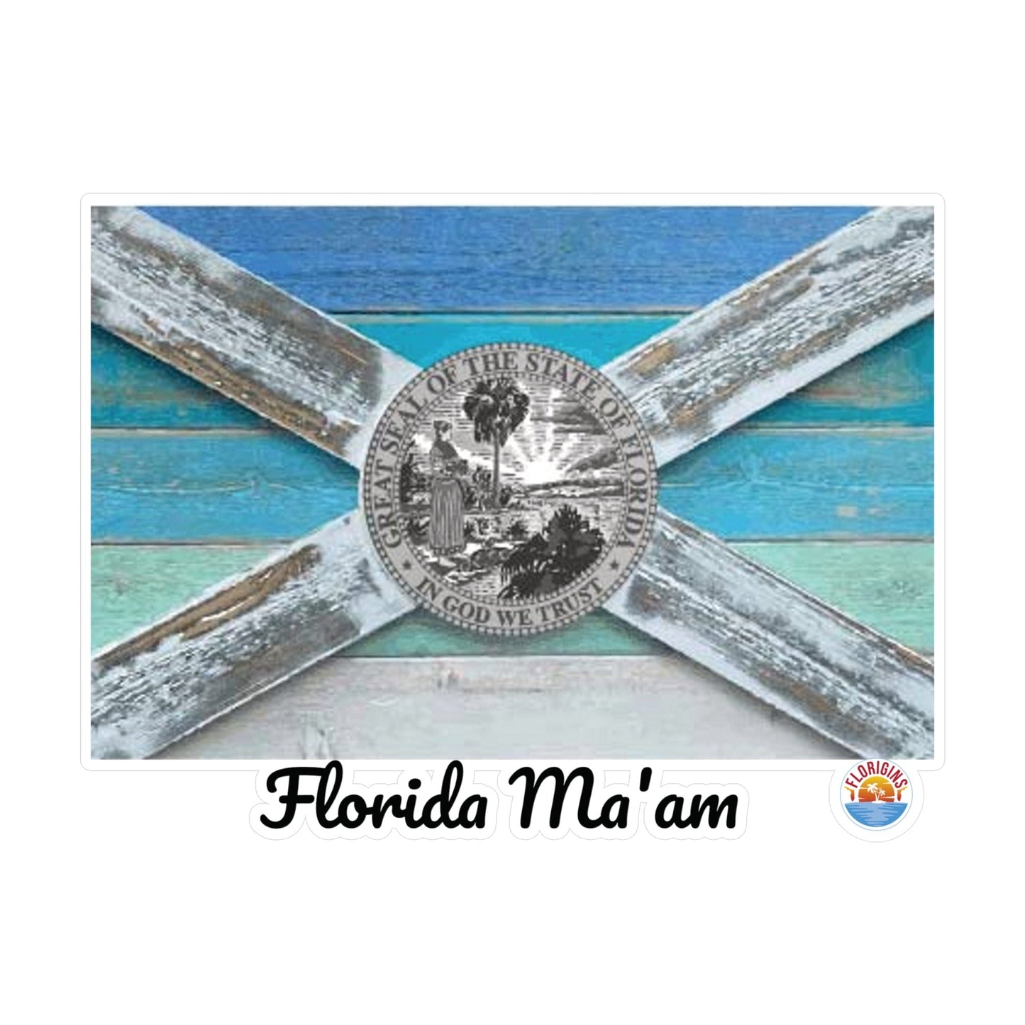 Florida Ma'am Vinyl Decals for Window/Laptop/Cooler/Tumbler