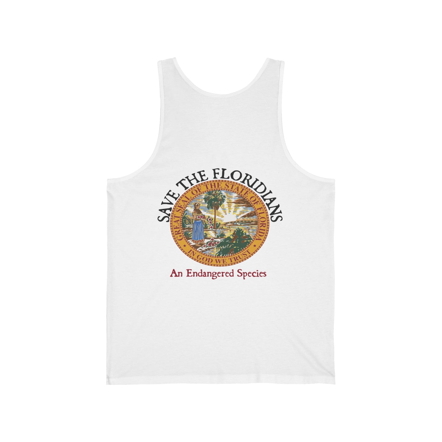 Save the Floridians Tank (Back Design)