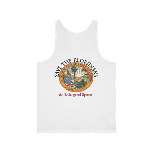 Save the Floridians Tank (Back Design)