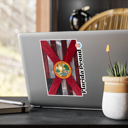 Florida Proud Vinyl Decals for Window/Laptop/Cooler/Tumbler