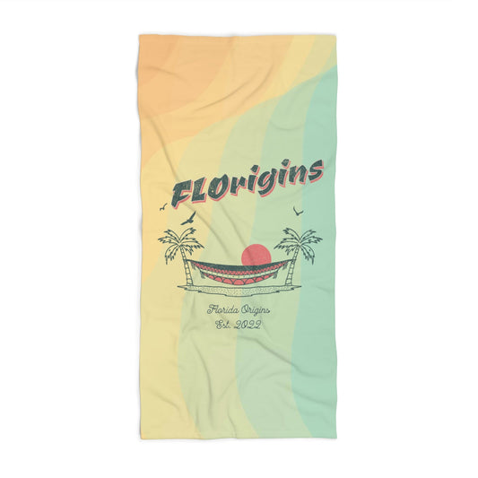 Sunset Siesta Heavyweight Luxury Beach Towel