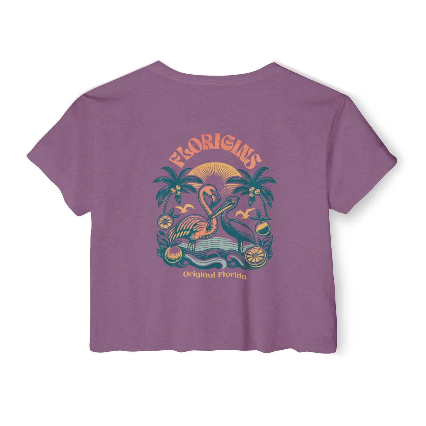 Flamingo & Amigo Lightweight Women's Crop Top