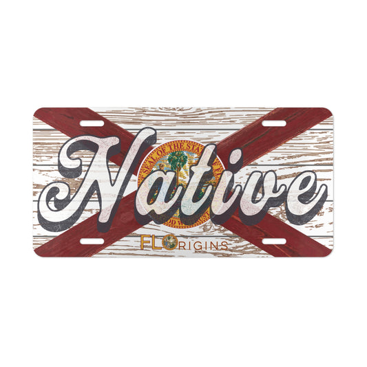 Native License Plate