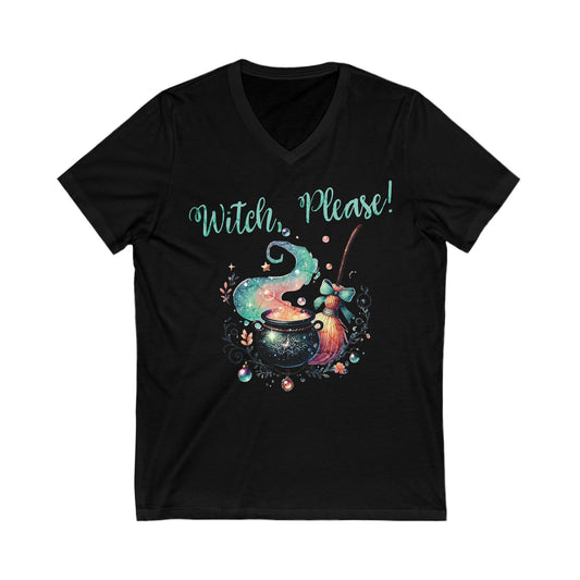 Witch, Please! 👻🎃Spooky Szn Limited Edition Women's V-Neck Tee