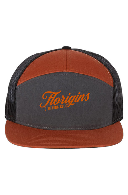 Charcoal-Burnt Orange-Black-Cap