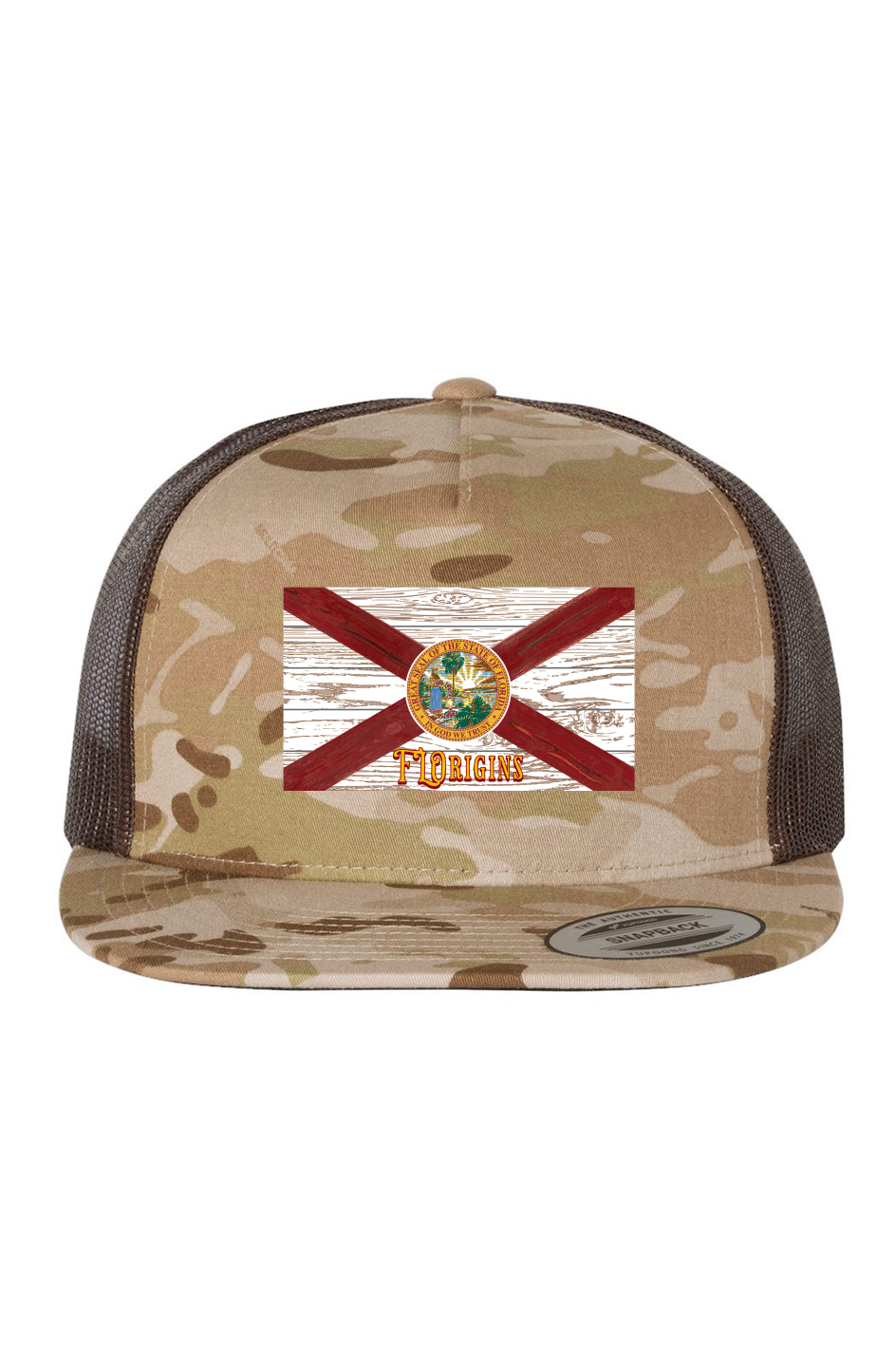 FloridaMan Multicam Arid/ Brown Trucker Cap