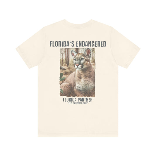 Endangered Series - Florida Panther Men's Lightweight Tee