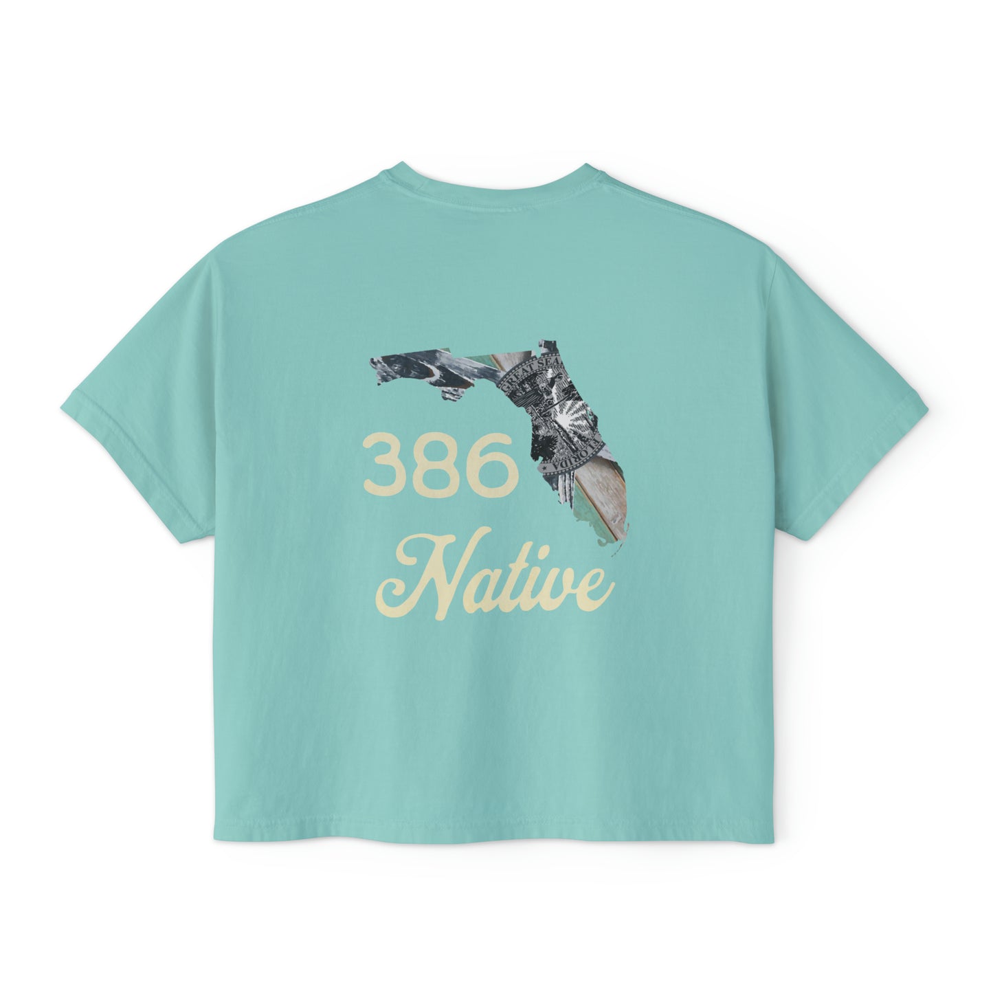 386 Native Series Women's Cropped Boxy Tee