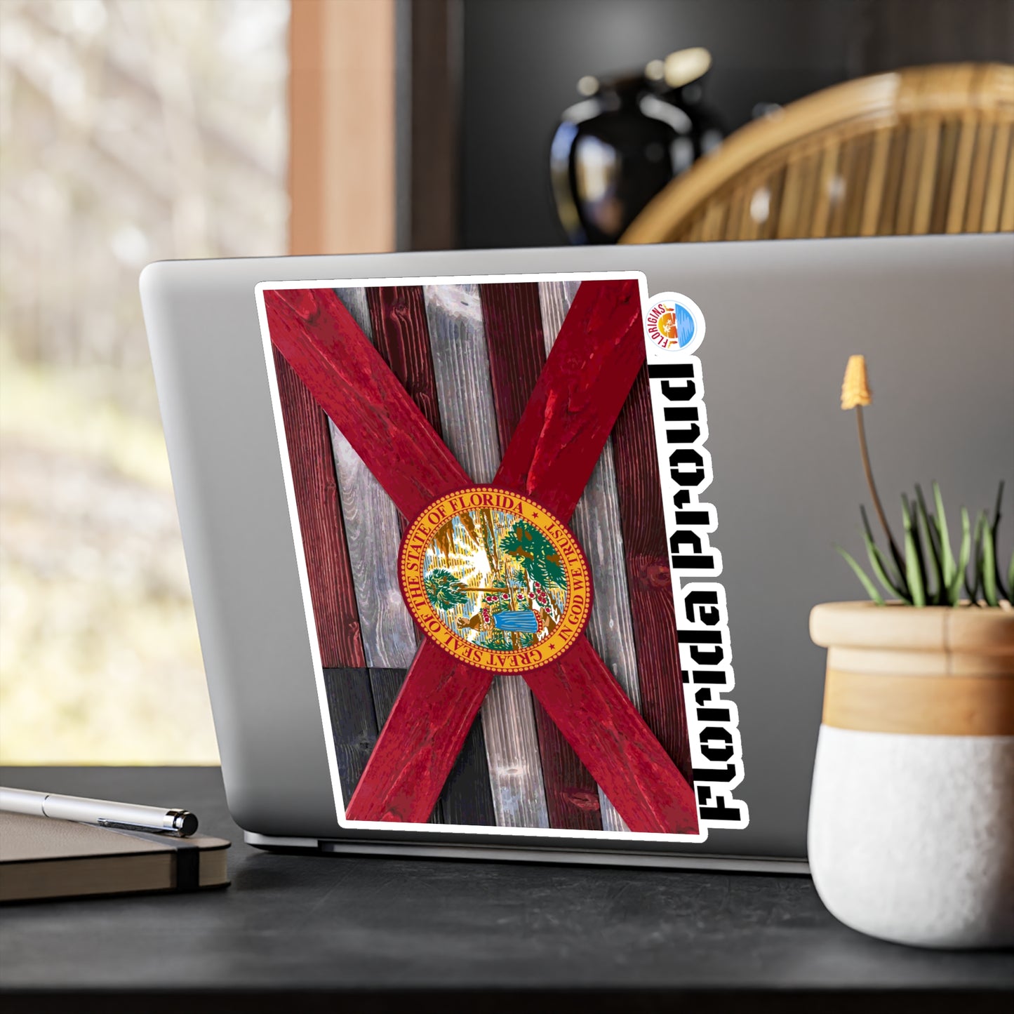 Florida Proud Vinyl Decals for Window/Laptop/Cooler/Tumbler