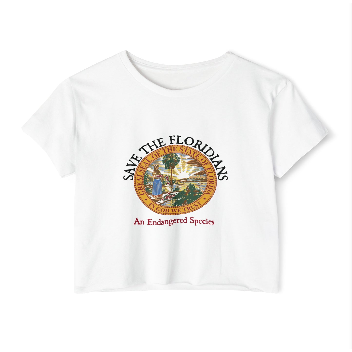 Save the Floridians Lightweight Crop Top