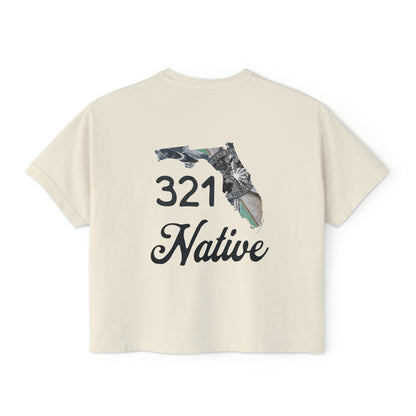 321 Native Series Women's Cropped Boxy Tee