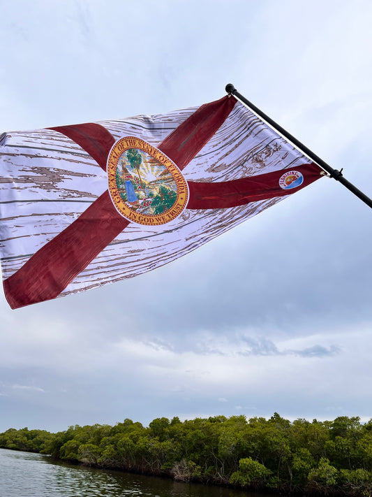 FloridaMan Double-Sided Outdoor Flags for Boats, Homes, Trucks, Side-by-Sides