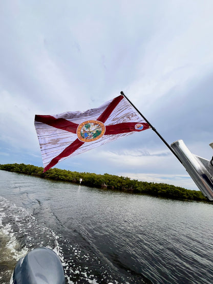 FloridaMan Double-Sided Outdoor Flags for Boats, Homes, Trucks, Side-by-Sides