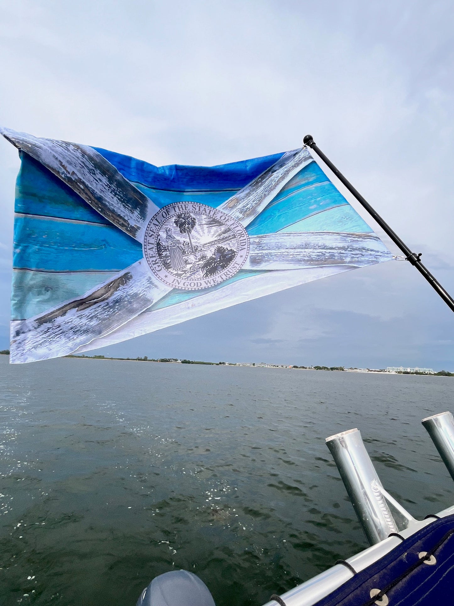 Bougie Beach Double-Sided Outdoor Flags for Boats, Homes, Trucks, Side-by-Sides