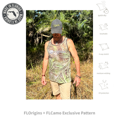 FLOrigins + FLCamo Unisex Gaspar-Palmetto Performance Tank