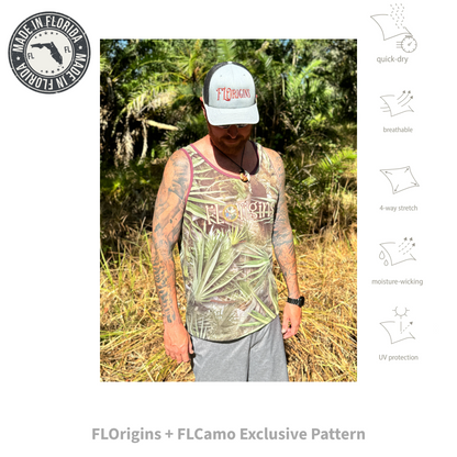 FLOrigins + FLCamo Unisex Tomahawk-Palmetto Performance Tank