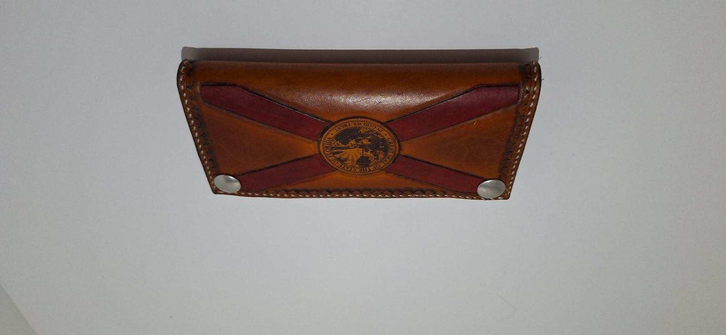 Handcrafted Leather Wallet by Thomas Leather Craftsman