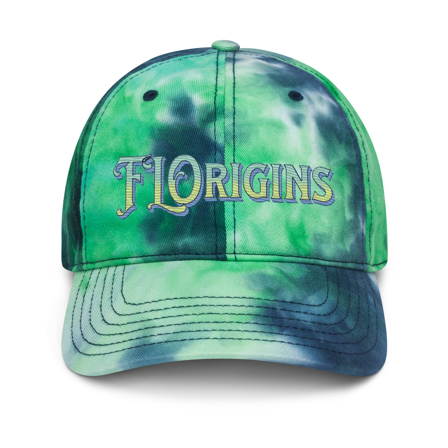 Tropical Dreams Tie-Dye Cotton Dad Hat