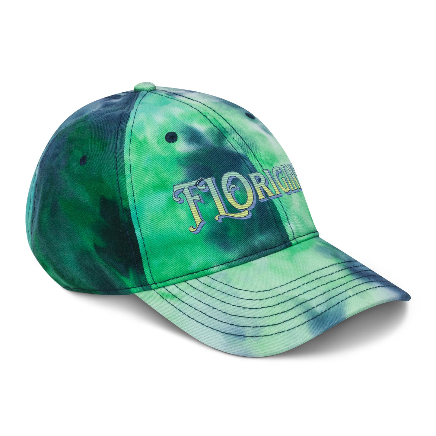 Tropical Dreams Tie-Dye Cotton Dad Hat