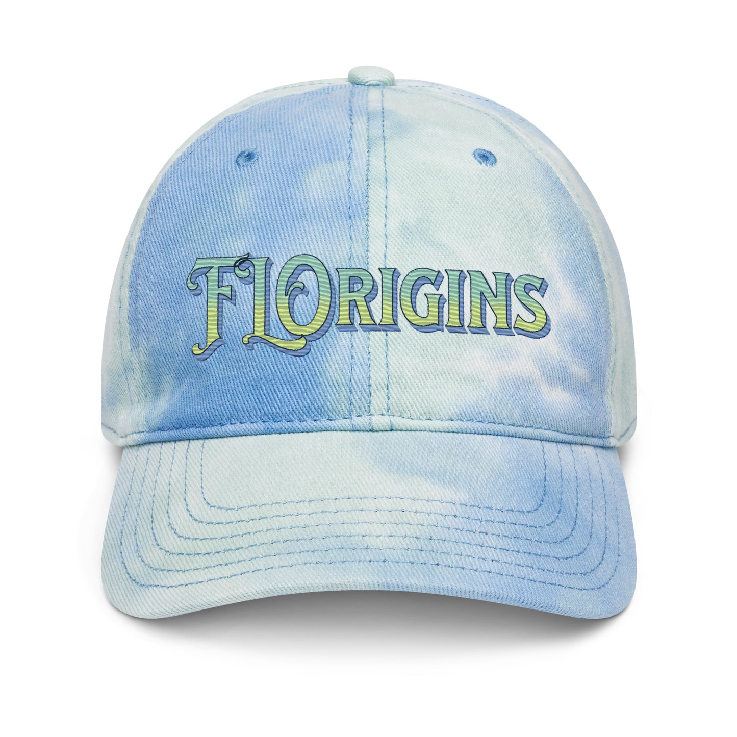 Tropical Dreams Tie-Dye Cotton Dad Hat