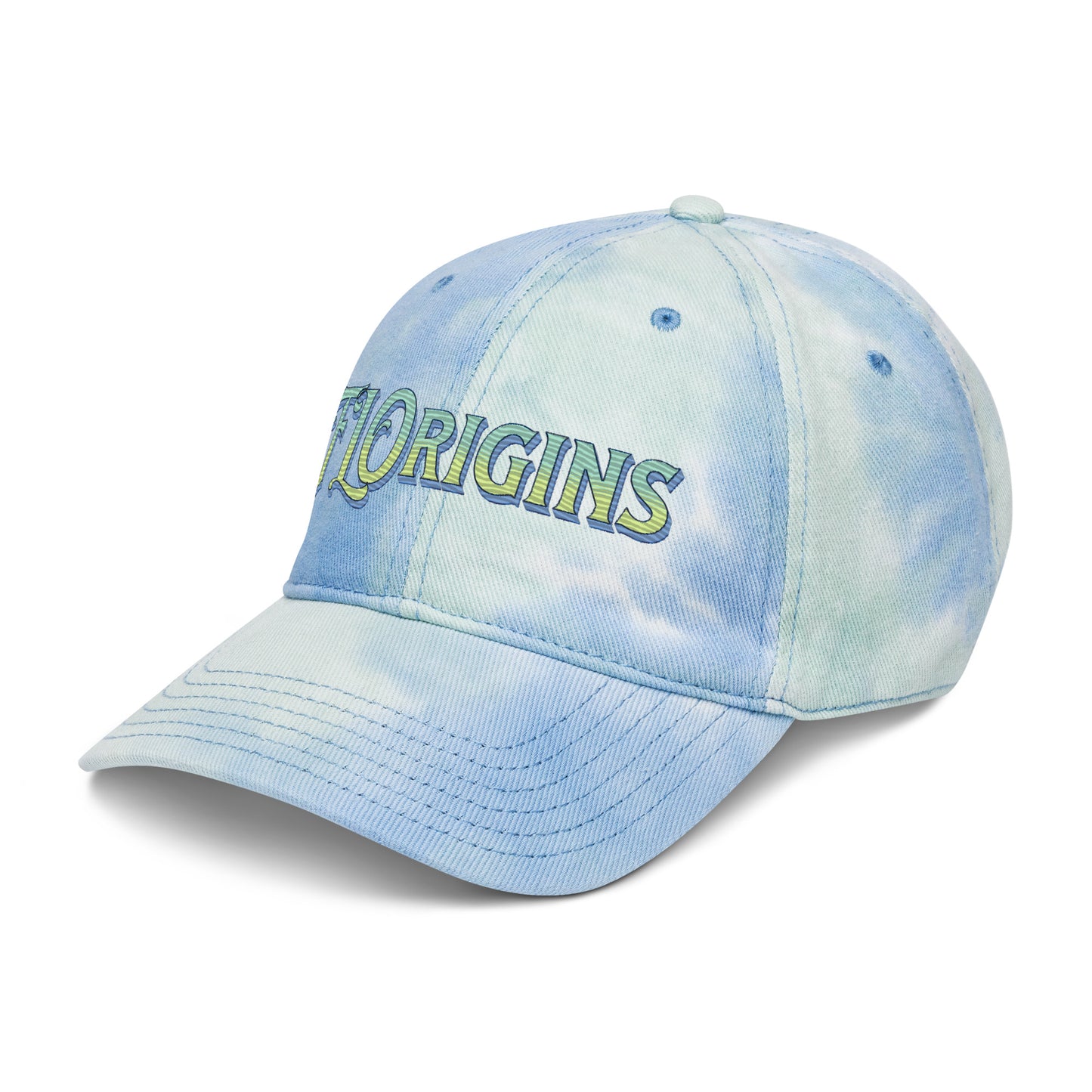 Tropical Dreams Tie-Dye Cotton Dad Hat