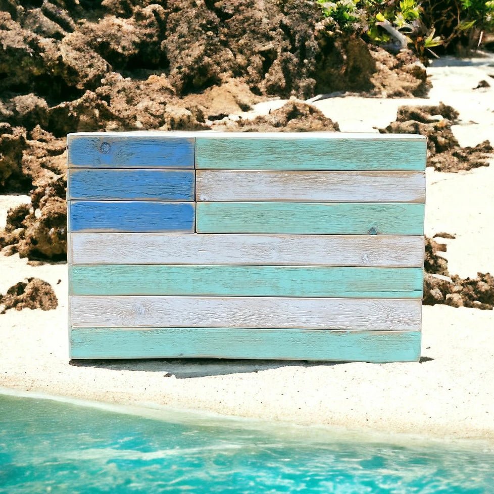 'Merica Marathon Solid Wood American Flag - Native Artistry